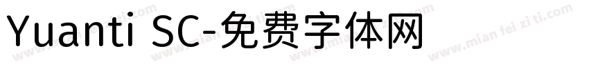 Yuanti SC字体转换